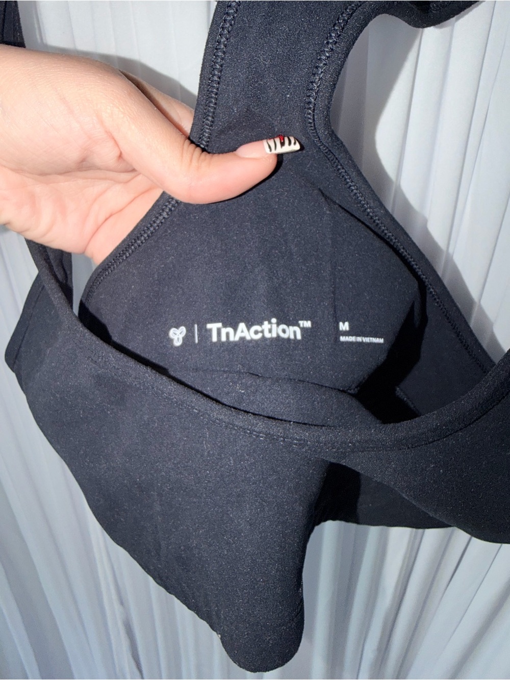 Aritzia TnAction Sports Bra - Black